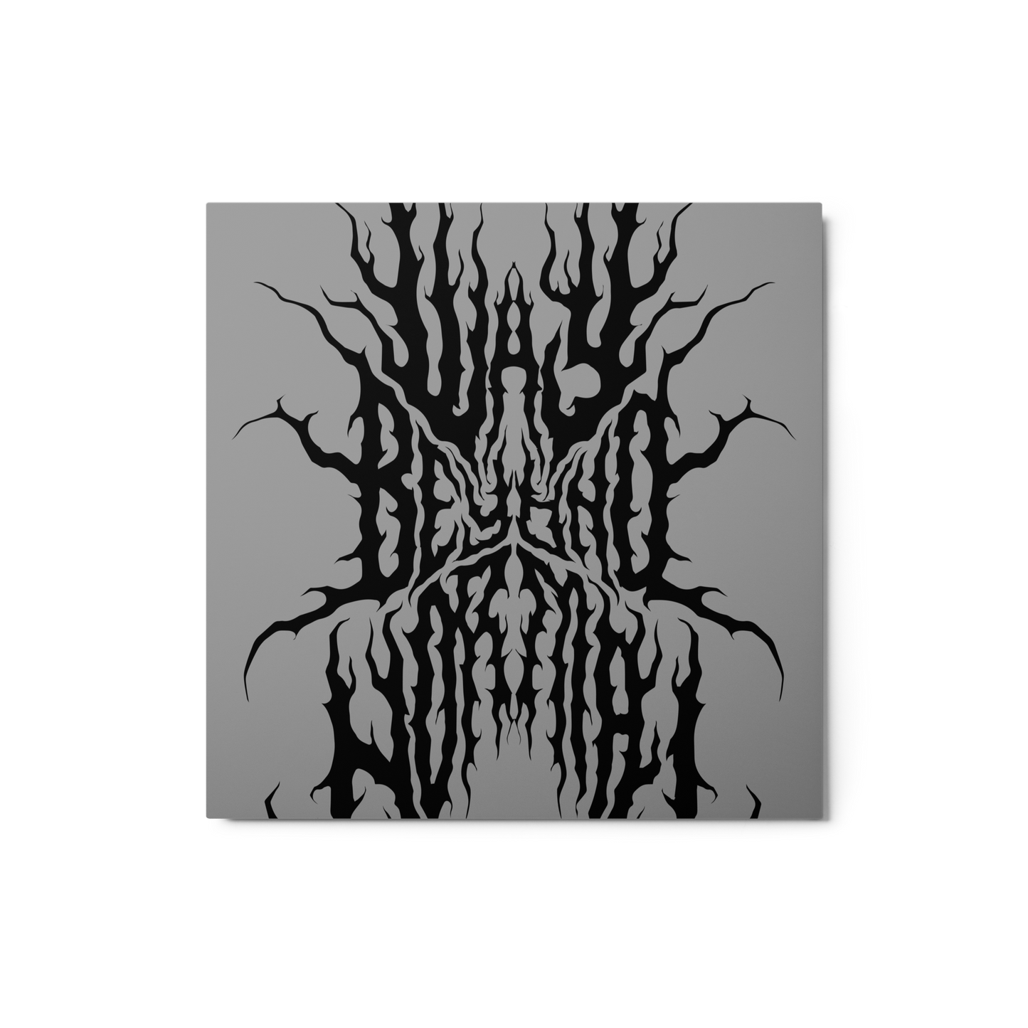 WBN Metal Text Metal Print