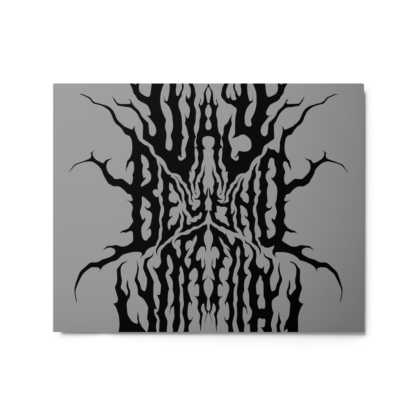 WBN Metal Text Metal Print