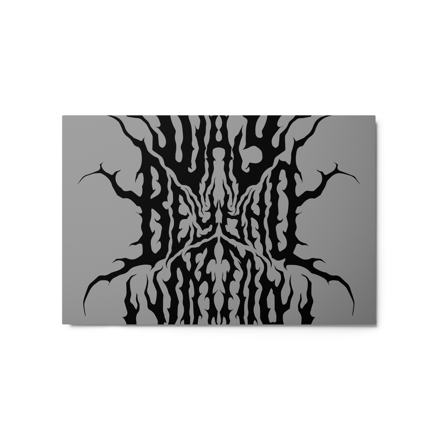 WBN Metal Text Metal Print
