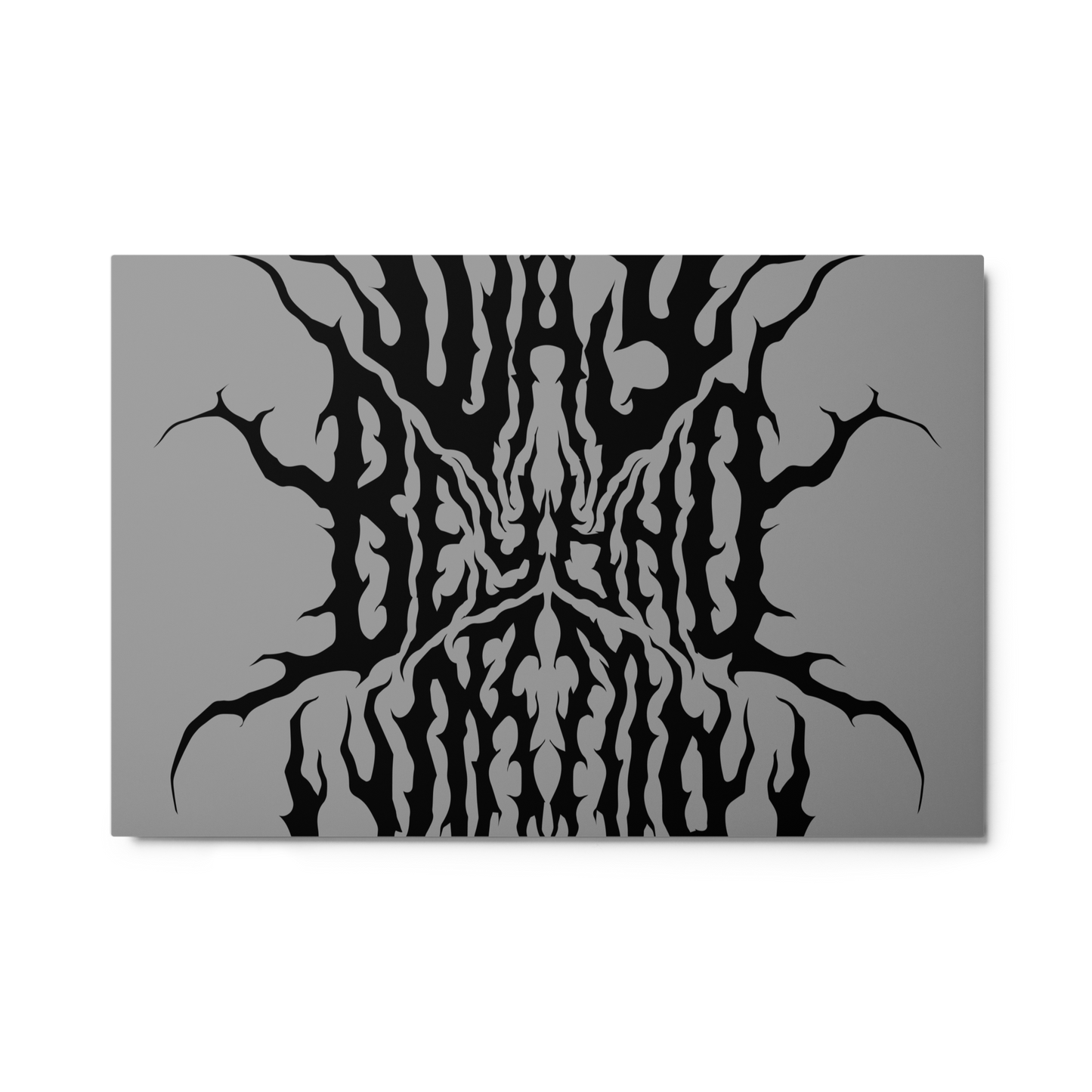WBN Metal Text Metal Print
